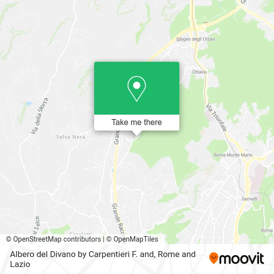 Albero del Divano by Carpentieri F. and map