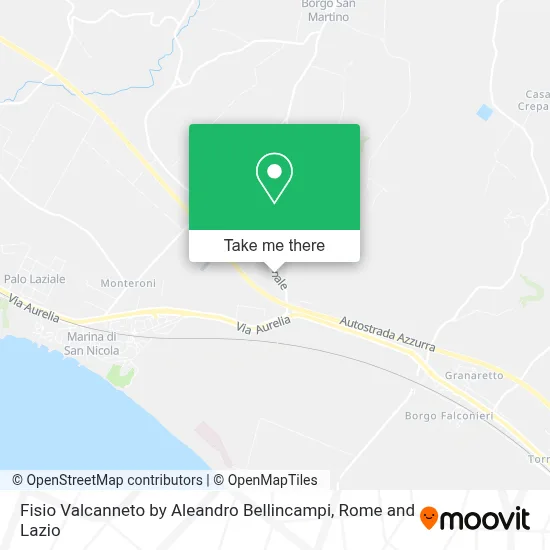Fisio Valcanneto by Aleandro Bellincampi map
