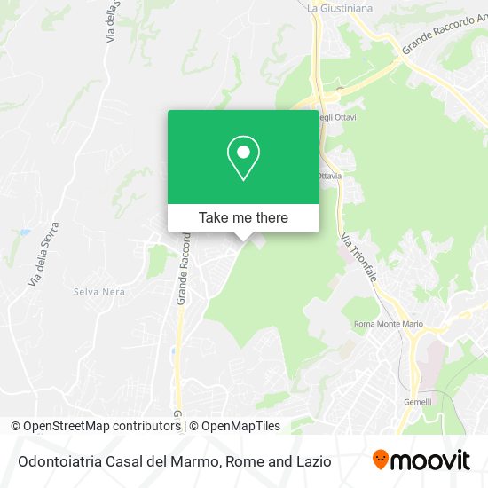 Odontoiatria Casal del Marmo map