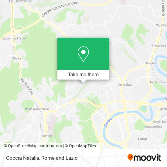 Coccia Natalia map