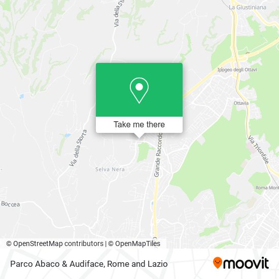 Parco Abaco & Audiface map