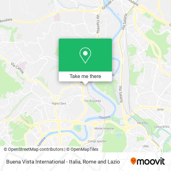 Buena Vista International - Italia map