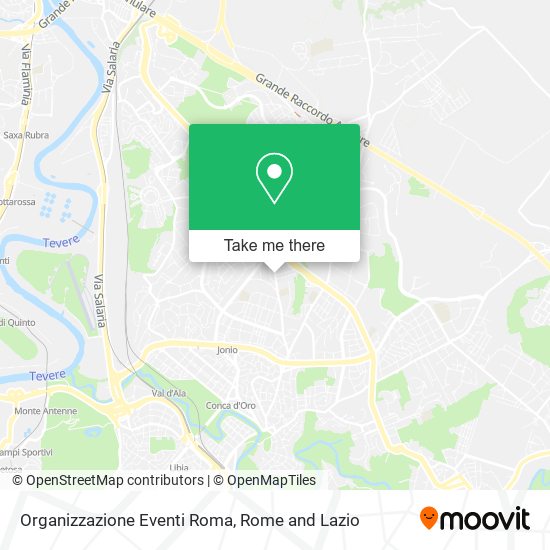 Organizzazione Eventi Roma map