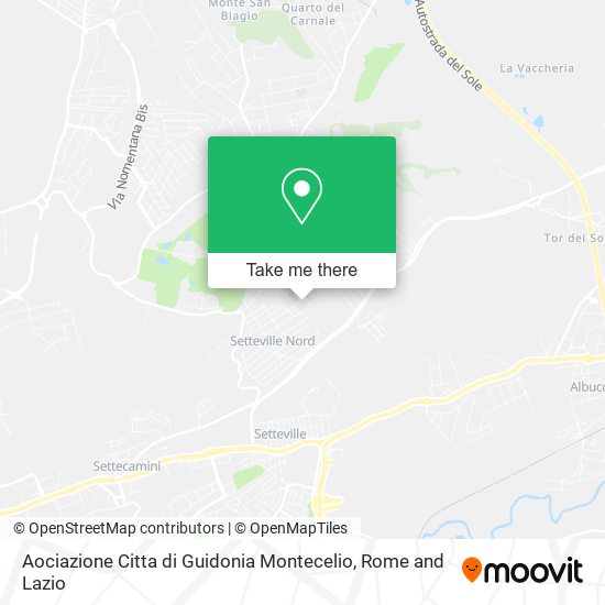 Aociazione Citta di Guidonia Montecelio map