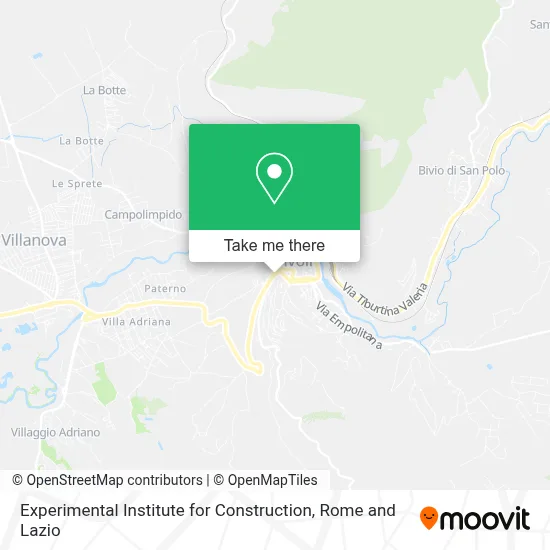 Experimental Institute for Construction map