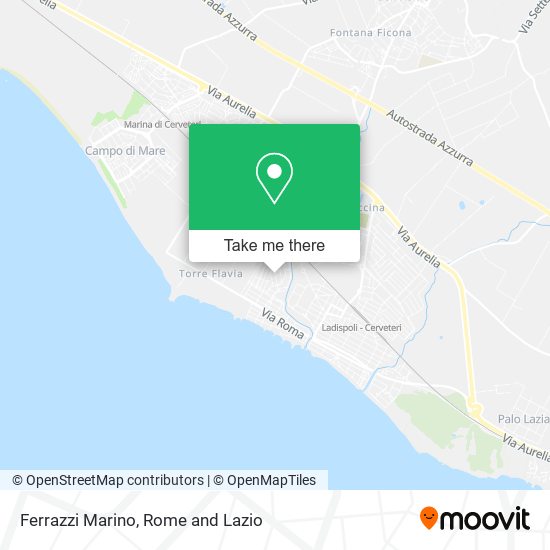 Ferrazzi Marino map