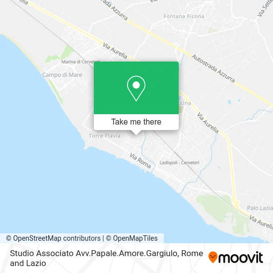 Associated Law Studio Papale.Amore.Gargiulo map