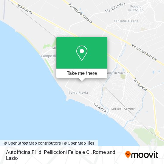 Autofficina F1 di Pelliccioni Felice e C. map