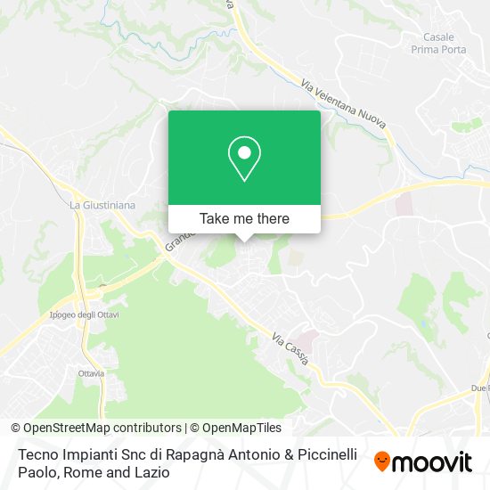 Tecno Impianti Snc di Rapagnà Antonio & Piccinelli Paolo map