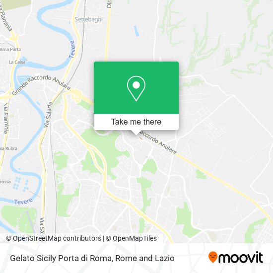Gelato Sicily Porta di Roma map