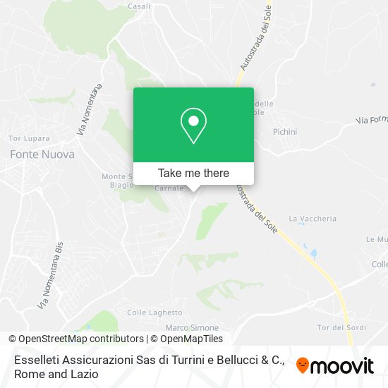Esselleti Assicurazioni Sas di Turrini e Bellucci & C. map