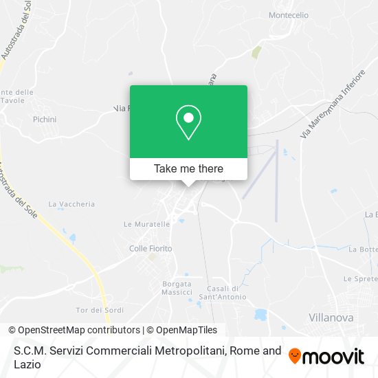 S.C.M. Servizi Commerciali Metropolitani map