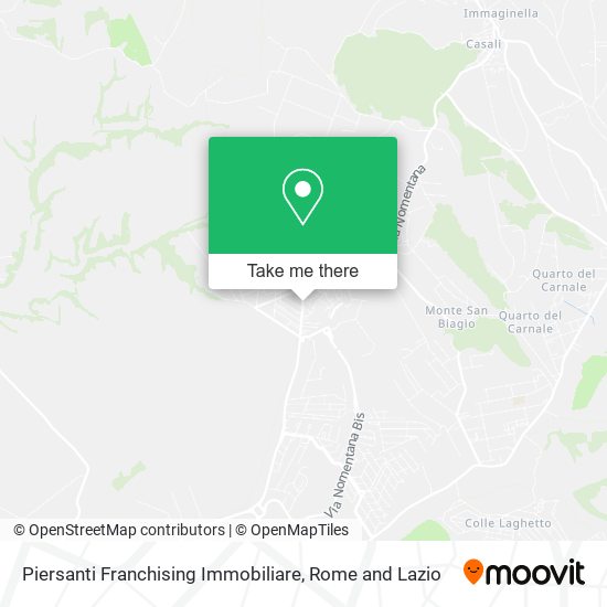 Piersanti Franchising Immobiliare map