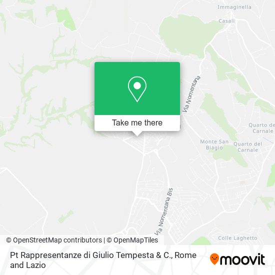 Pt Rappresentanze di Giulio Tempesta & C. map