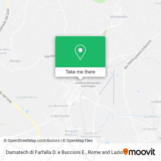 Damatech di Farfalla D. e Buccioni E. map