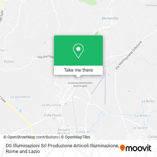 DS Illuminazioni Srl Produzione Articoli Illuminazione map