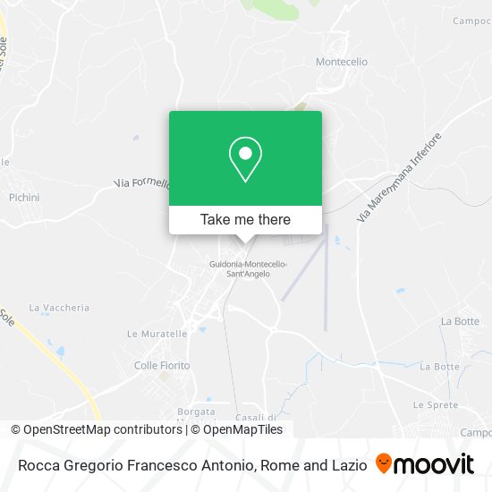 Rocca Gregorio Francesco Antonio map