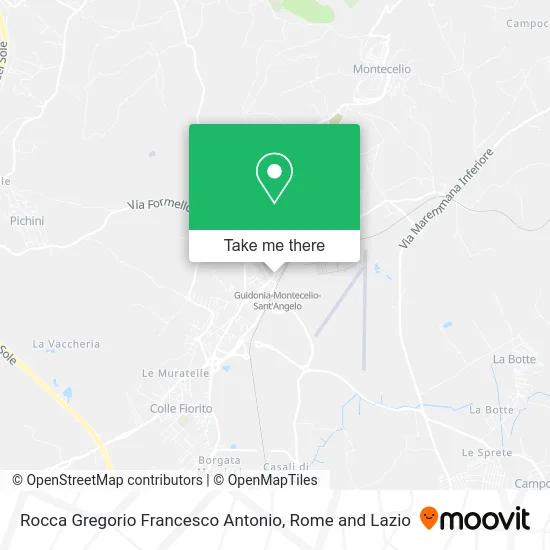 Rocca Gregorio Francesco Antonio map