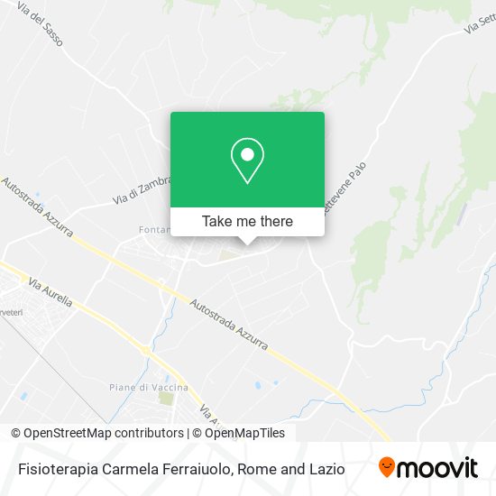 Fisioterapia Carmela Ferraiuolo map