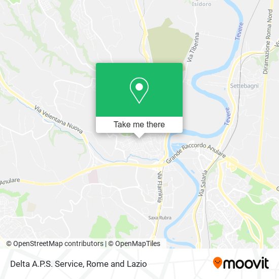 Delta A.P.S. Service map
