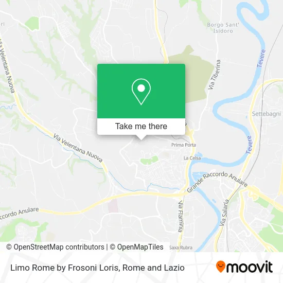 Limo Rome by Frosoni Loris map
