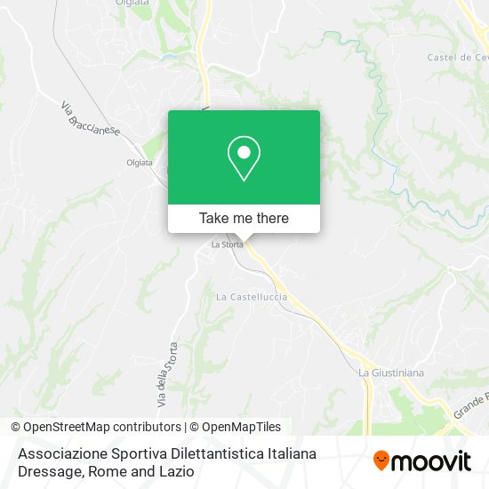 Associazione Sportiva Dilettantistica Italiana Dressage map