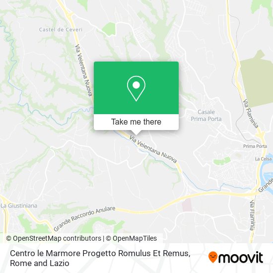 Centro le Marmore Progetto Romulus Et Remus map
