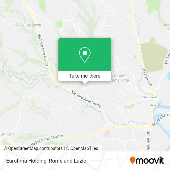 Eurofima Holding map