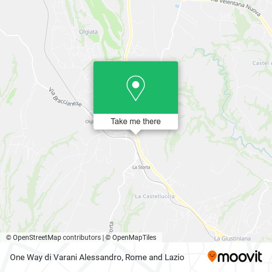 One Way di Varani Alessandro map
