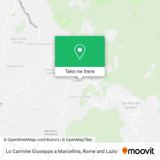Lo Carmine Giuseppe a Marcellina map