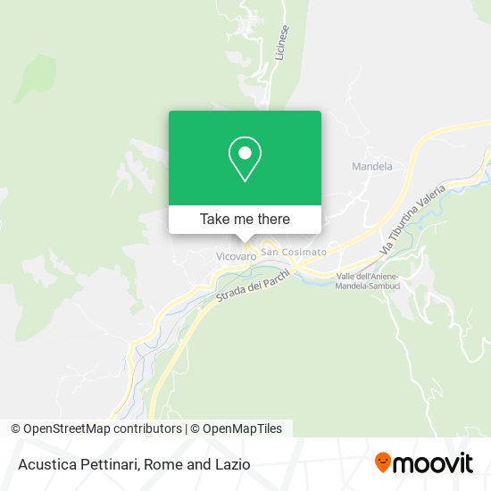 Acustica Pettinari map