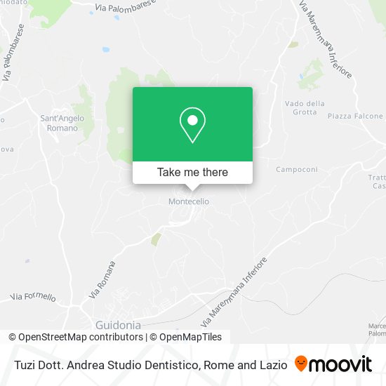 Tuzi Dott. Andrea Studio Dentistico map