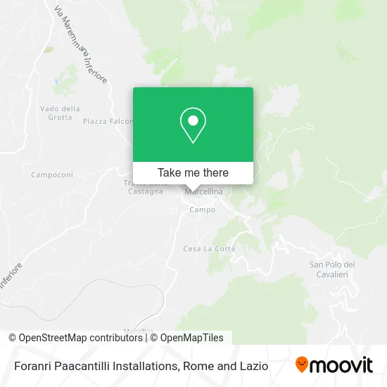Foranri Paacantilli Installations map