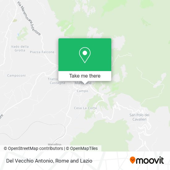 Del Vecchio Antonio map