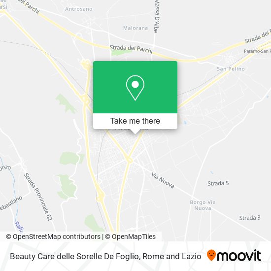 Beauty Care delle Sorelle De Foglio map