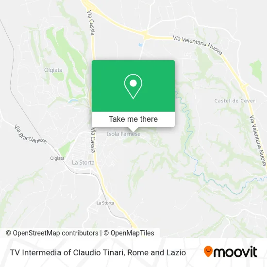 TV Intermedia of Claudio Tinari map