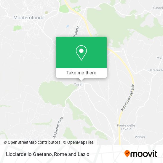 Licciardello Gaetano map