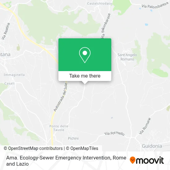 Ama. Ecology-Sewer Emergency Intervention map