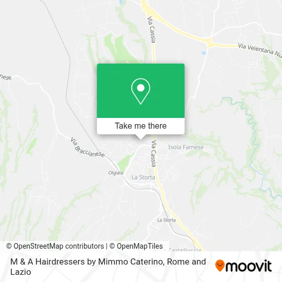 M & A Hairdressers by Mimmo Caterino map