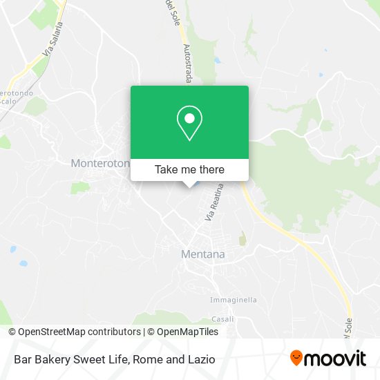 Bar Bakery Sweet Life map