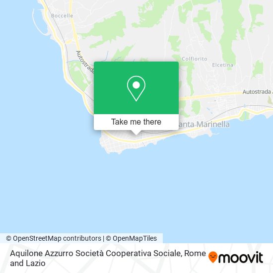 Aquilone Azzurro Società Cooperativa Sociale map