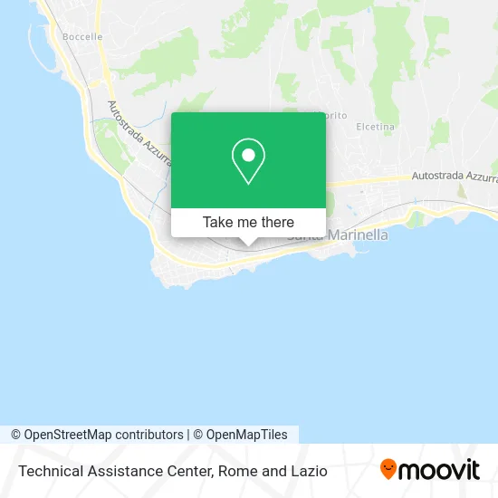 Technical Assistance Center map