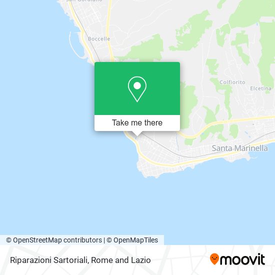 Riparazioni Sartoriali map