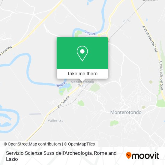 Servizio Scienze Suss dell'Archeologia map