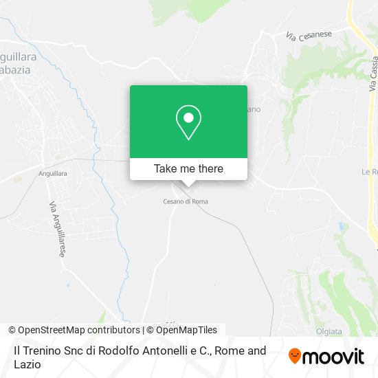Il Trenino Snc di Rodolfo Antonelli e C. map