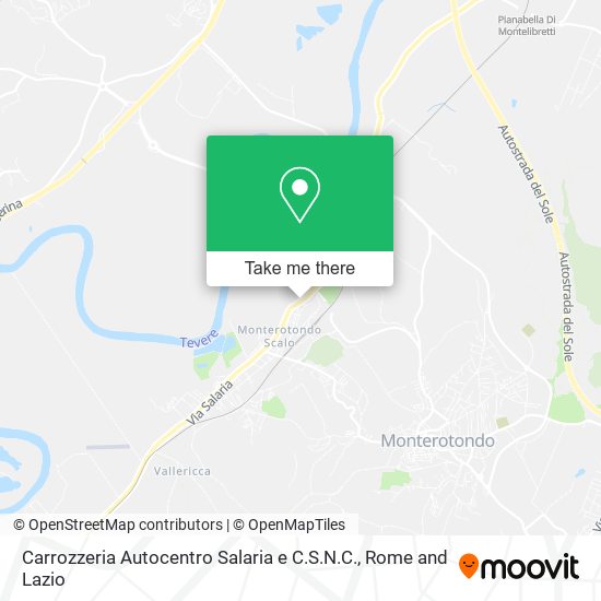 Carrozzeria Autocentro Salaria e C.S.N.C. map