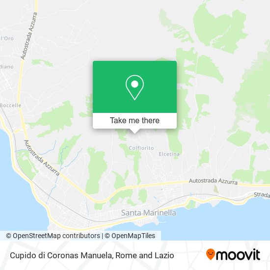 Cupido di Coronas Manuela map