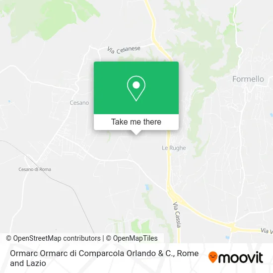 Ormarc Ormarc by Comparcola Orlando & Co. map