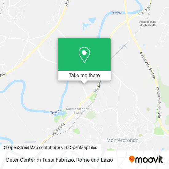 Deter Center by Fabrizio Tassi map
