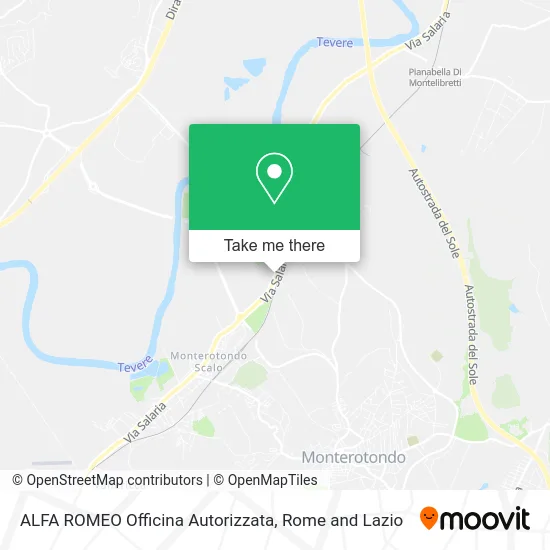 ALFA ROMEO Authorized Workshop map